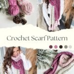 Free crochet scarf pattern featuring the Granny Stitch.