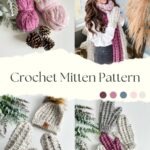 Crochet Mitten pattern.