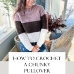 Learn how to crochet a chunky sweater step by step, from gathering the materials to creating the pullover.