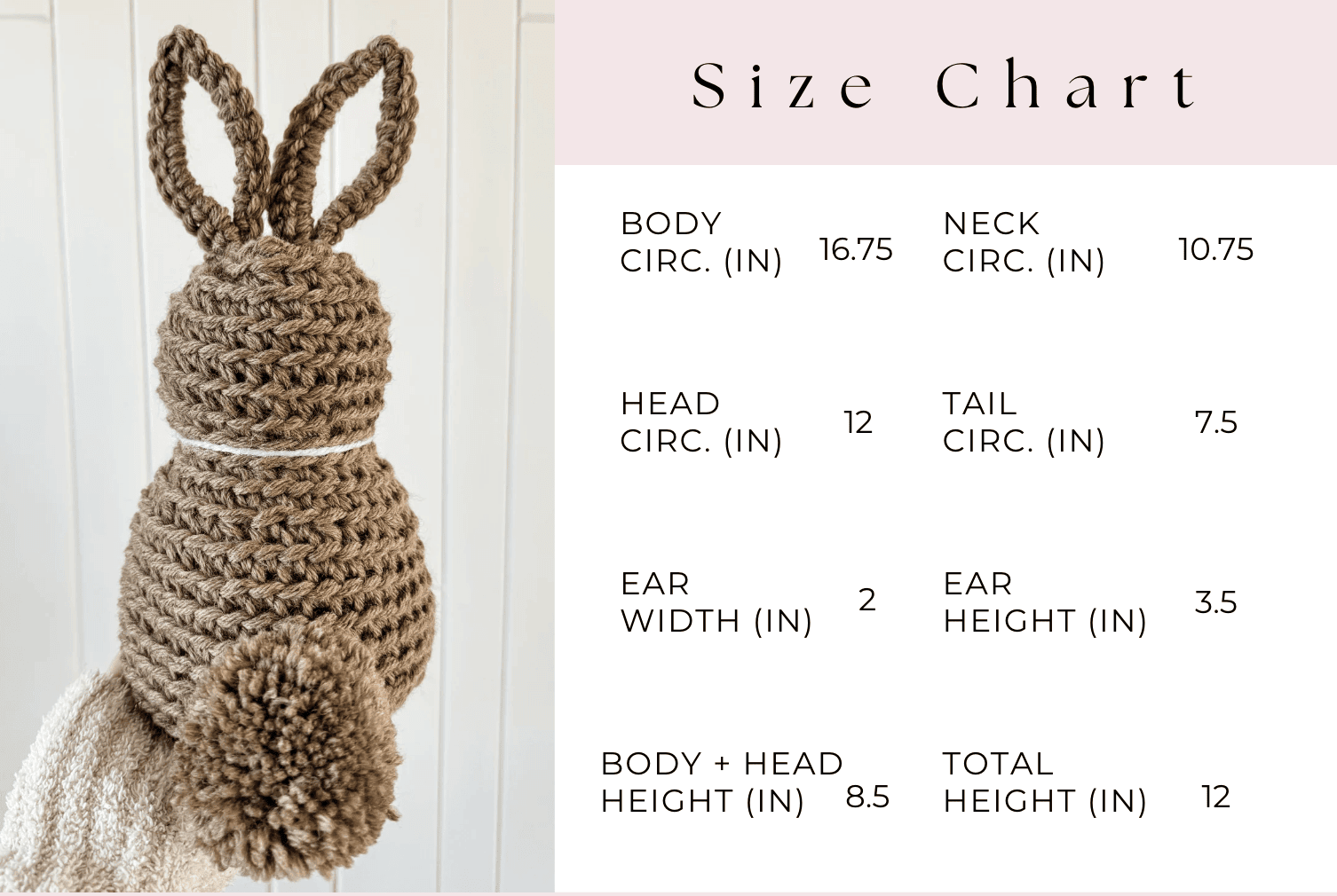 Bunny Crochet Pattern: Free Crochet Easter Pattern