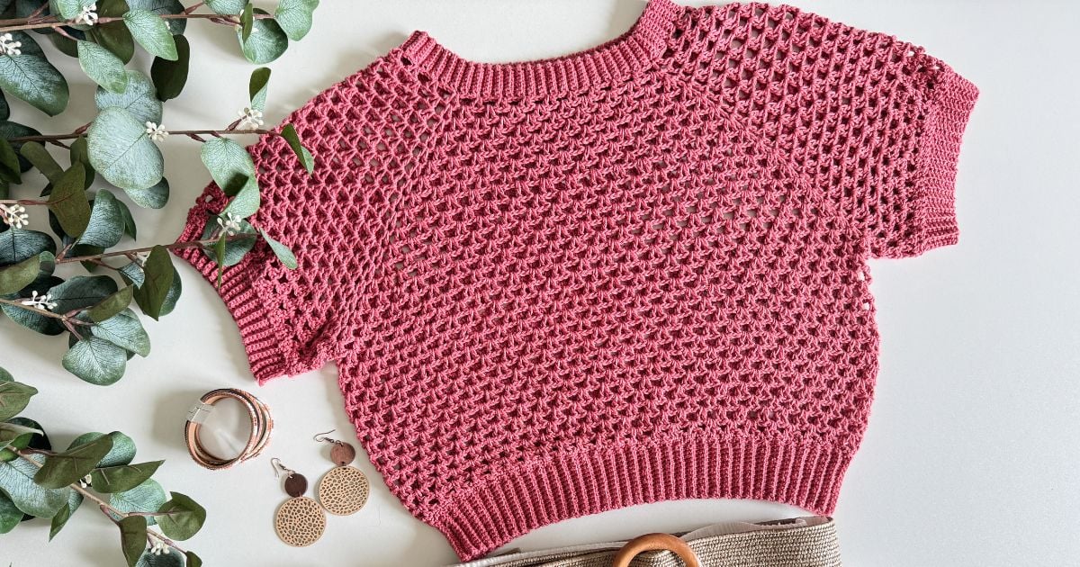 Step-by-Step Tutorial: Crochet Crewneck Top - MJ