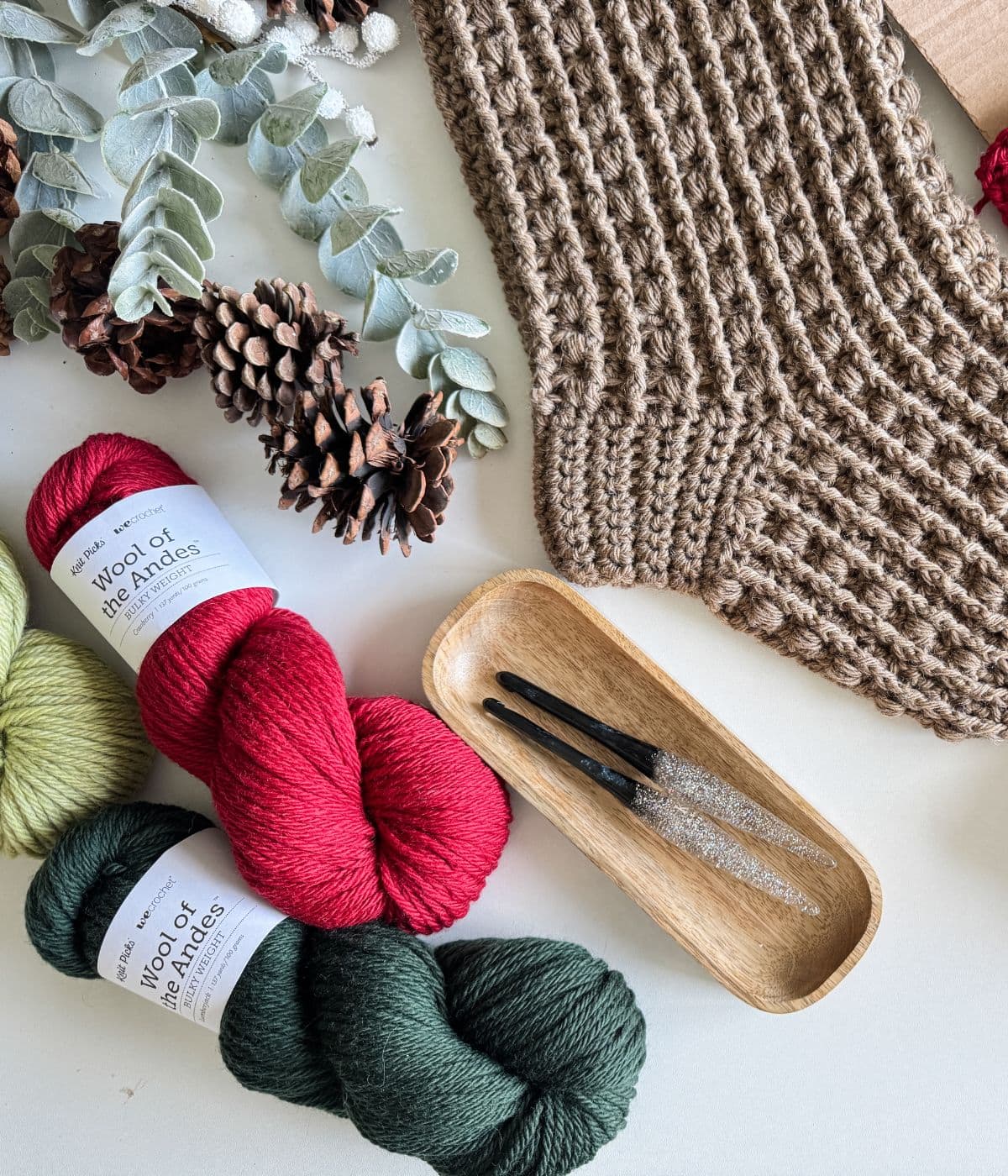 Unique Christmas Crochet Stocking Free Pattern - MJ's off the Hook Designs