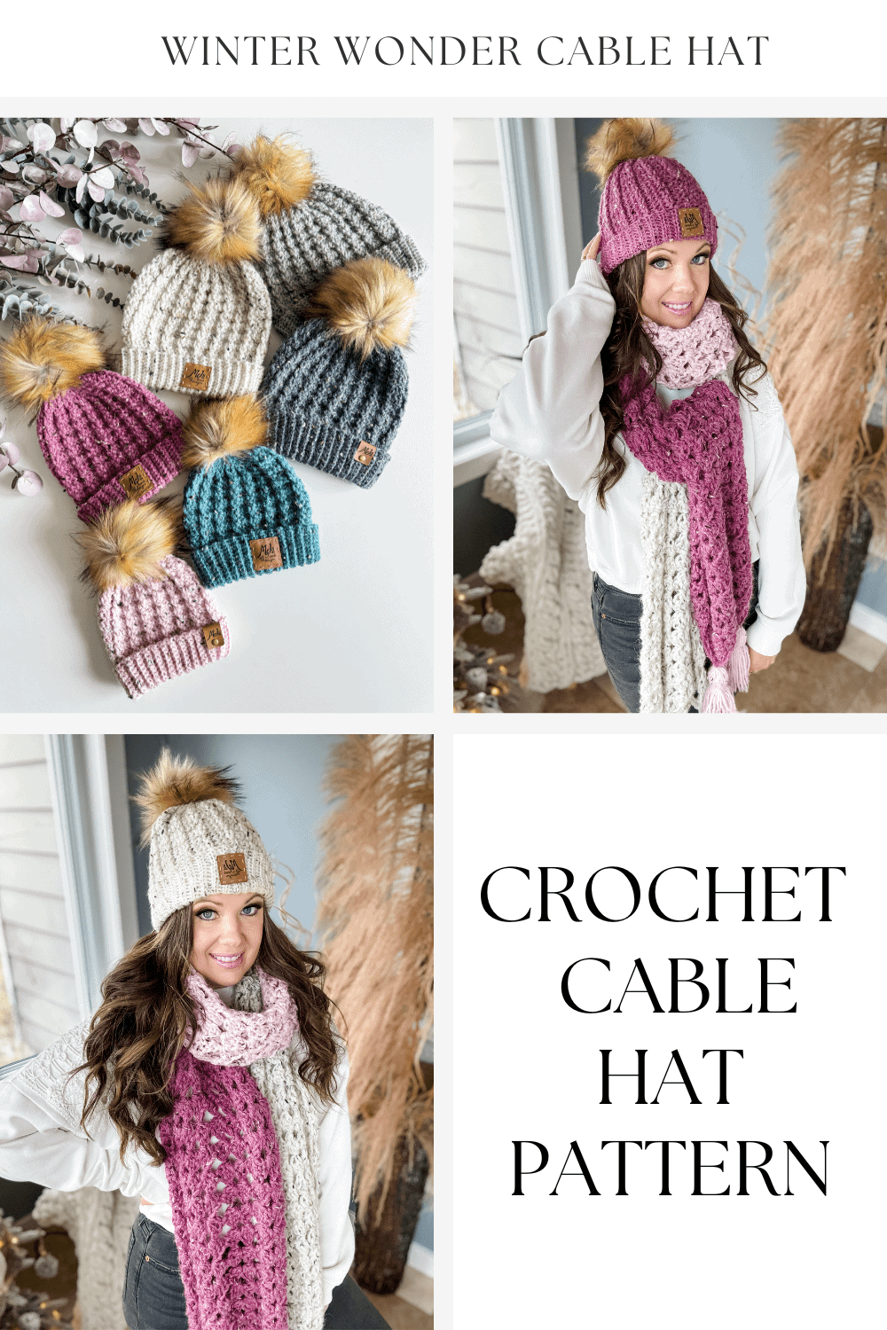 Create a Cozy Crochet Hat with the Winter Wonder Cable Pattern