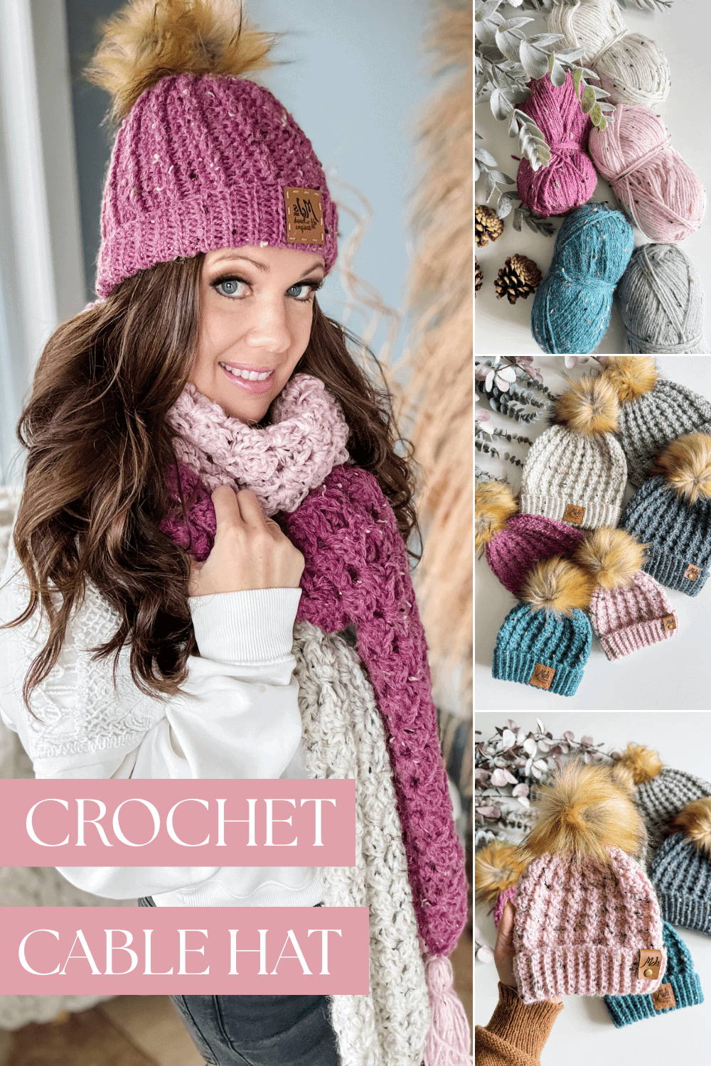 Create a Cozy Crochet Hat with the Winter Wonder Cable Pattern