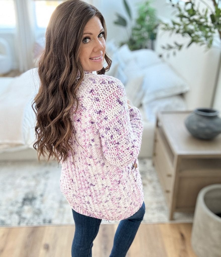 Cardigan Femme Automne-hiver 2025 – Velours Chaud, Broderie Crochet Et Strass, Avec Boutons Et Poches