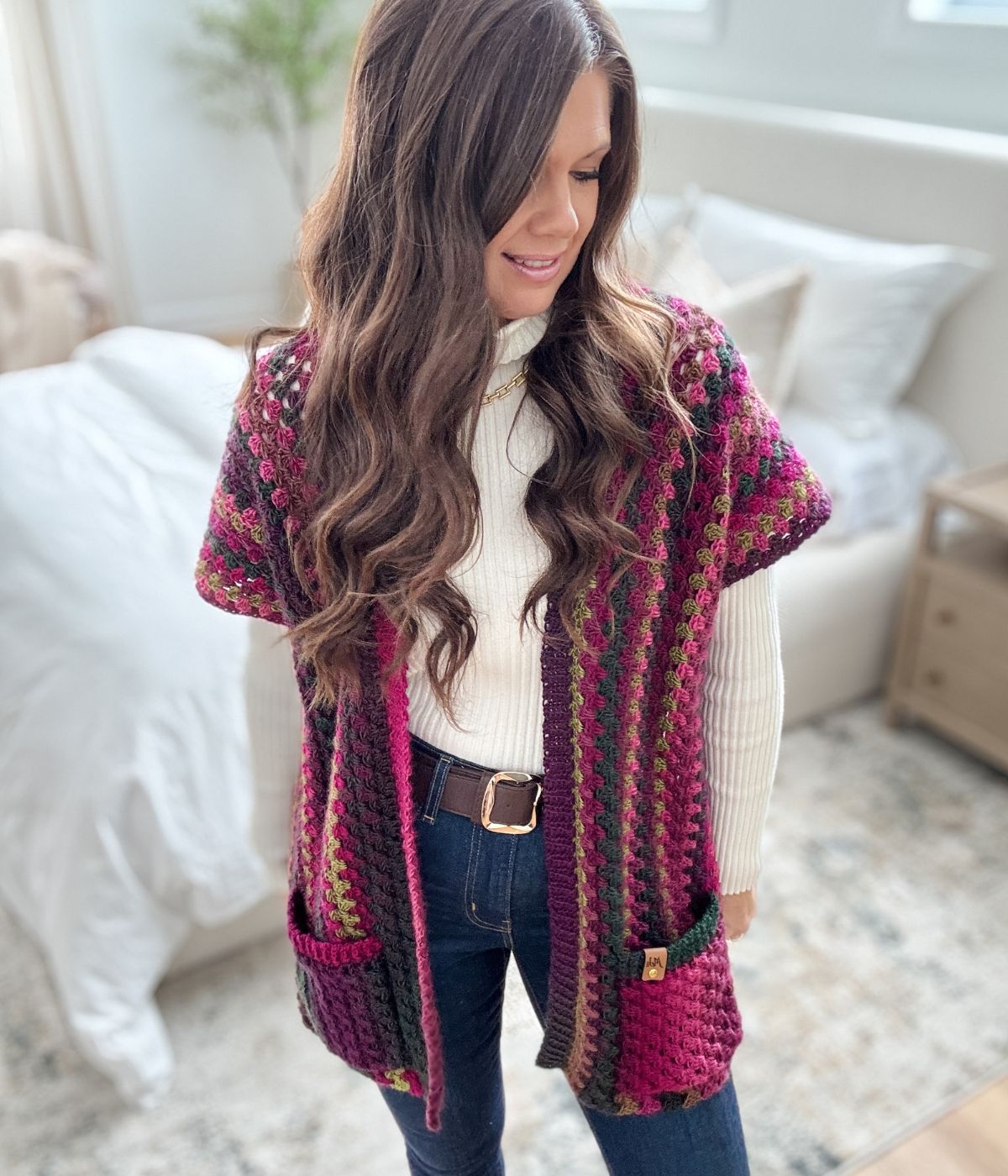 Easy Crochet Ruana Pattern: Free Crochet Pattern - MJ's off