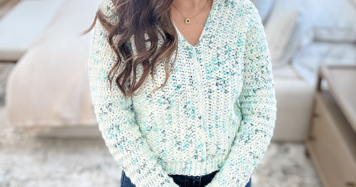 Snowy Season Sweater: A Cozy Free Crochet Pattern - MJ's off the