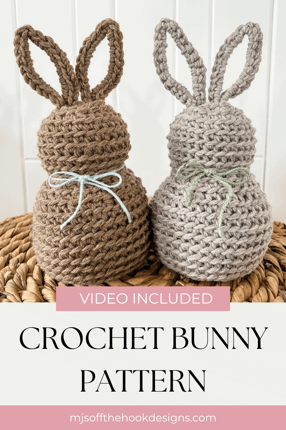 Bunny Crochet Pattern: Free Crochet Easter Pattern