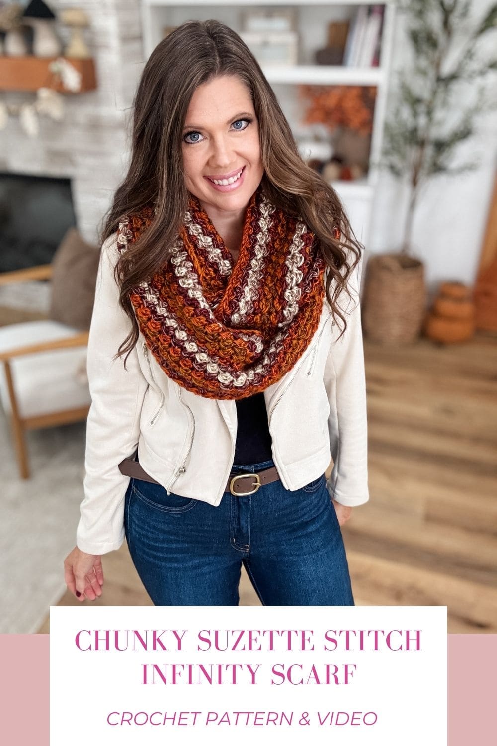 Free Crochet Infinity Scarf Pattern: Easy Accessory Pattern - MJ's off ...