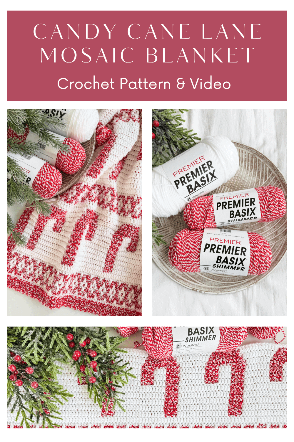 Candy Cane Lane Mosaic Blanket Ideas for a Cozy Holiday Home - MJ's off ...