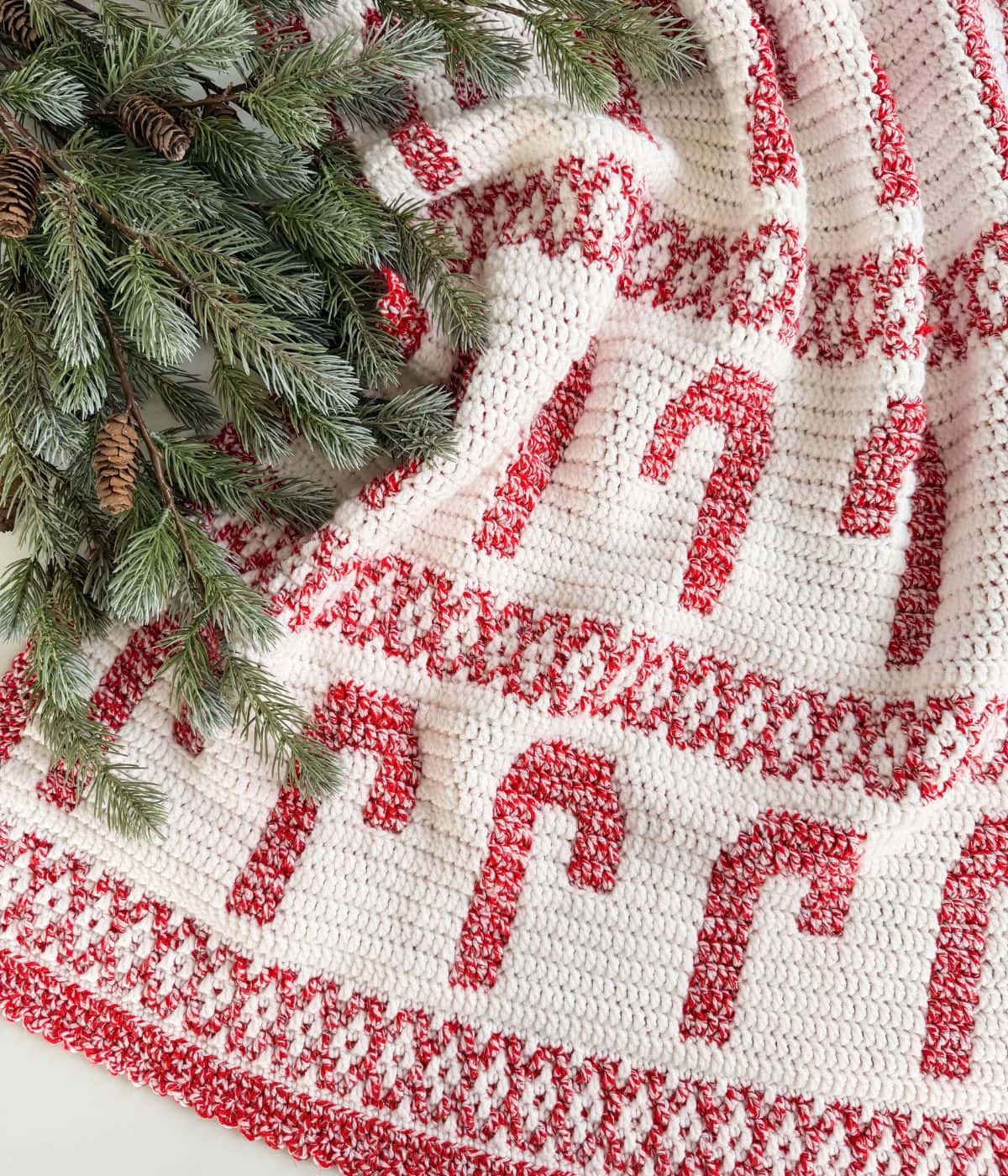 Candy Cane Lane Mosaic Blanket Ideas for a Cozy Holiday Home - MJ's off ...
