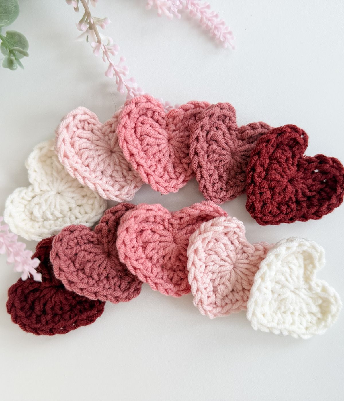 Simply Sweet Heart Applique Crochet Pattern