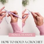 A collage of hands holding a crochet hook, perfectly capturing the essence of what is crochet through creative teamwork and artistry.