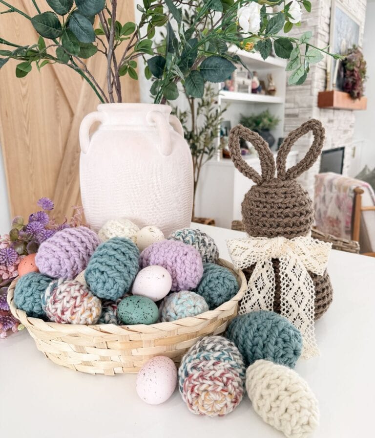 Easy Crochet Easter Eggs Free Pattern - MJ's off the Hook Designs