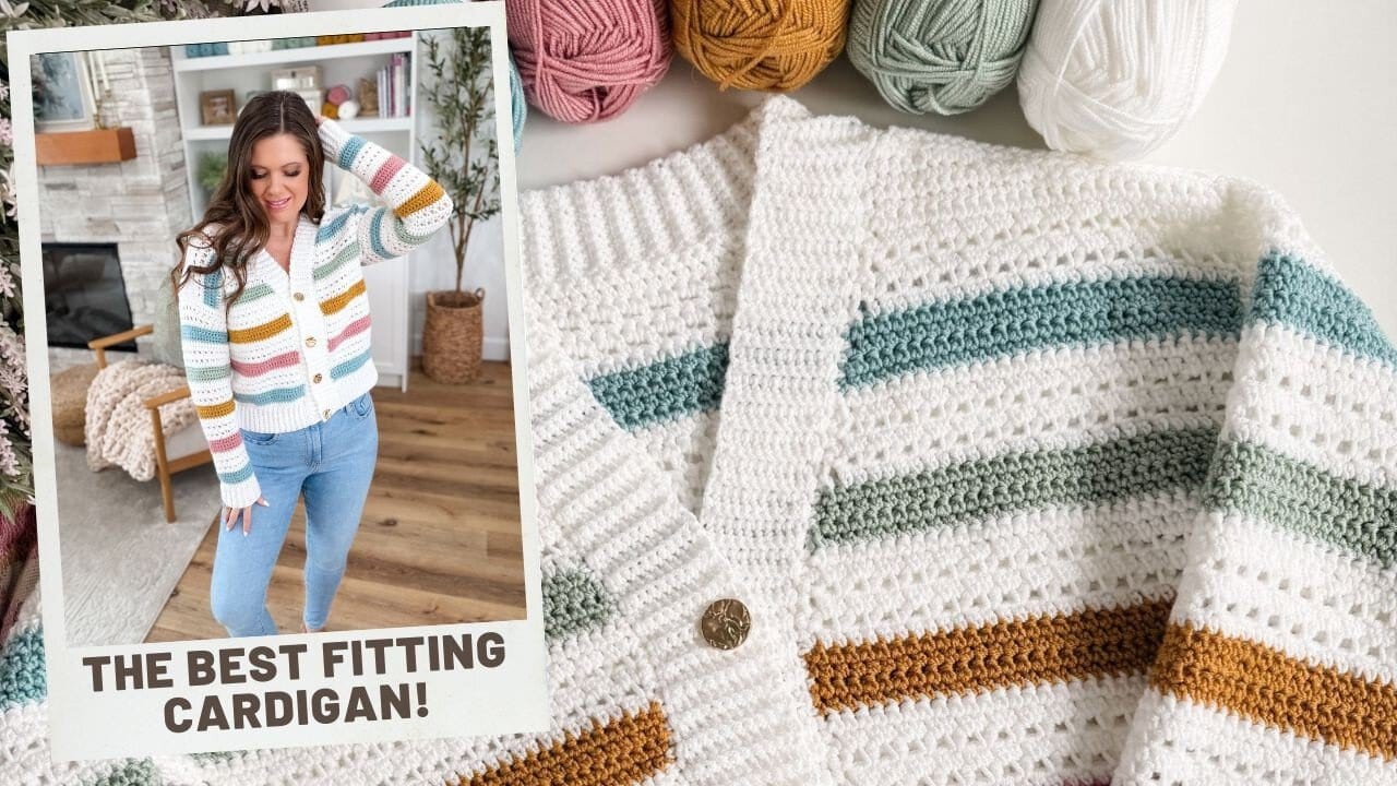 Free Crochet Cardigan Pattern | MJ's Signature Cardigan - MJ's off