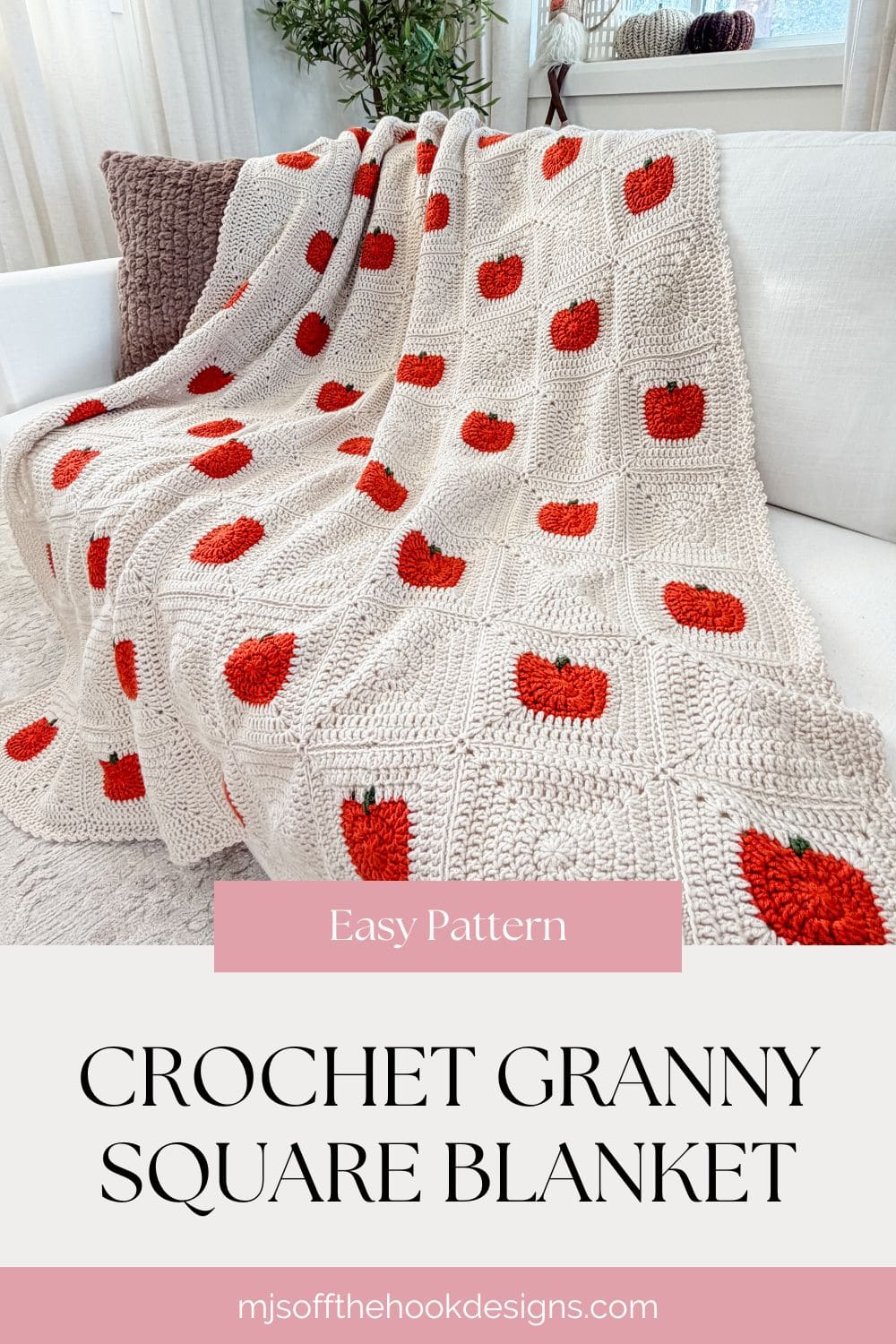 Alternative Pattern Design Color Pumpkin Patch Blanket: Free Crochet Pumpkin Blanket Pattern - MJ's off ...